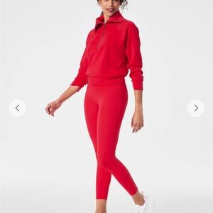 SPANX booty boost 7/8 legging in Spanx red color